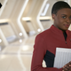 Celia Rose Gooding as Cadet Nyota Uhura.